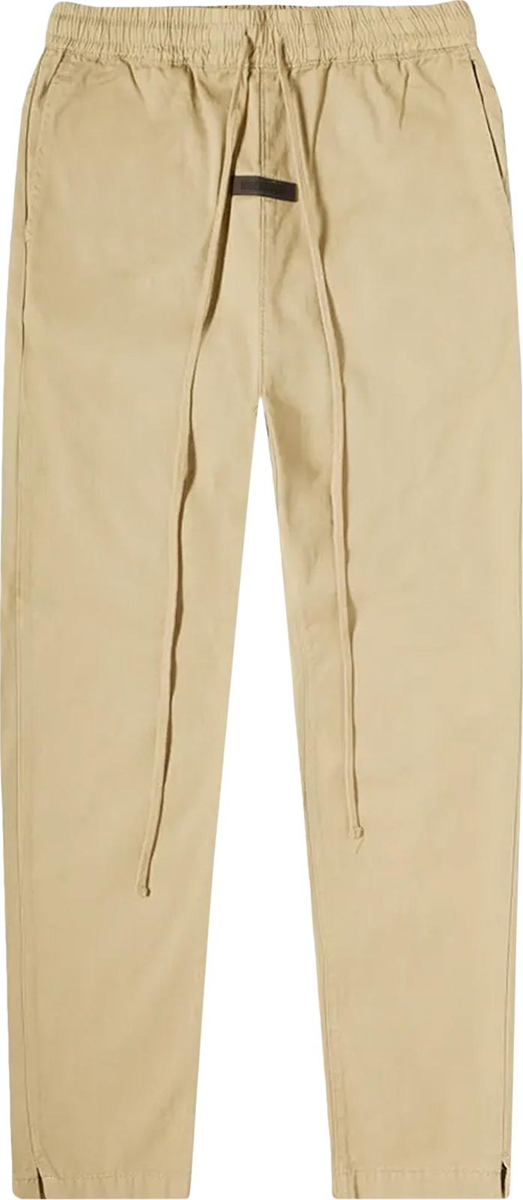 Fear of God Essentials Twill Pants 'Khaki', brown