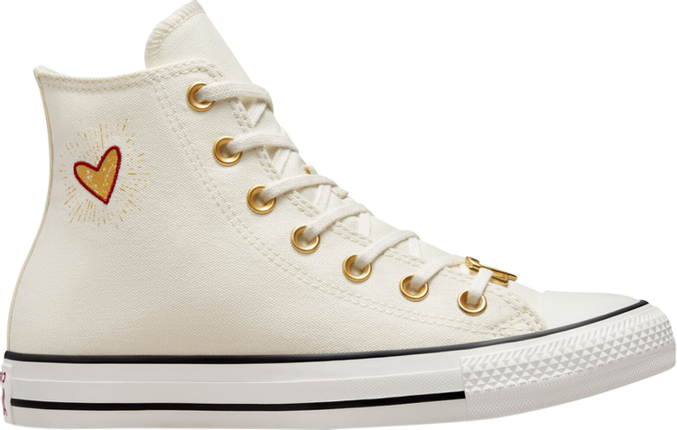 Converse Wmns Chuck Taylor All Star High Valentines Day 2023 Sneakers - Vintage White, Cream