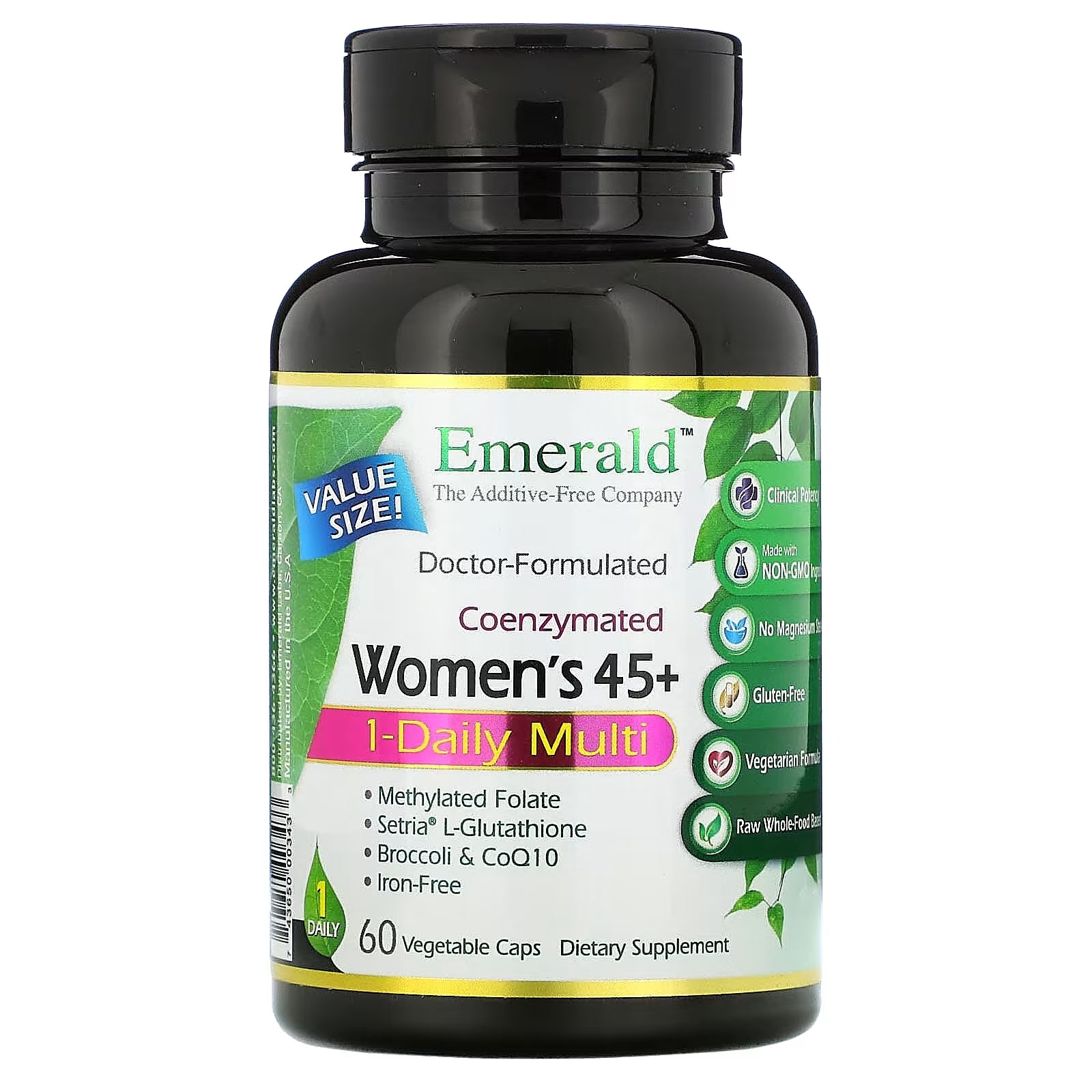 Multivitamin Complex for Women over 45 Emerald Laboratories 60 vegetarian capsules