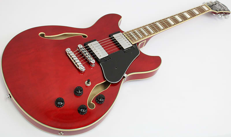 Ibanez Artcore AS73 Semi-Hollowbody Electric Transparent Cherry Red