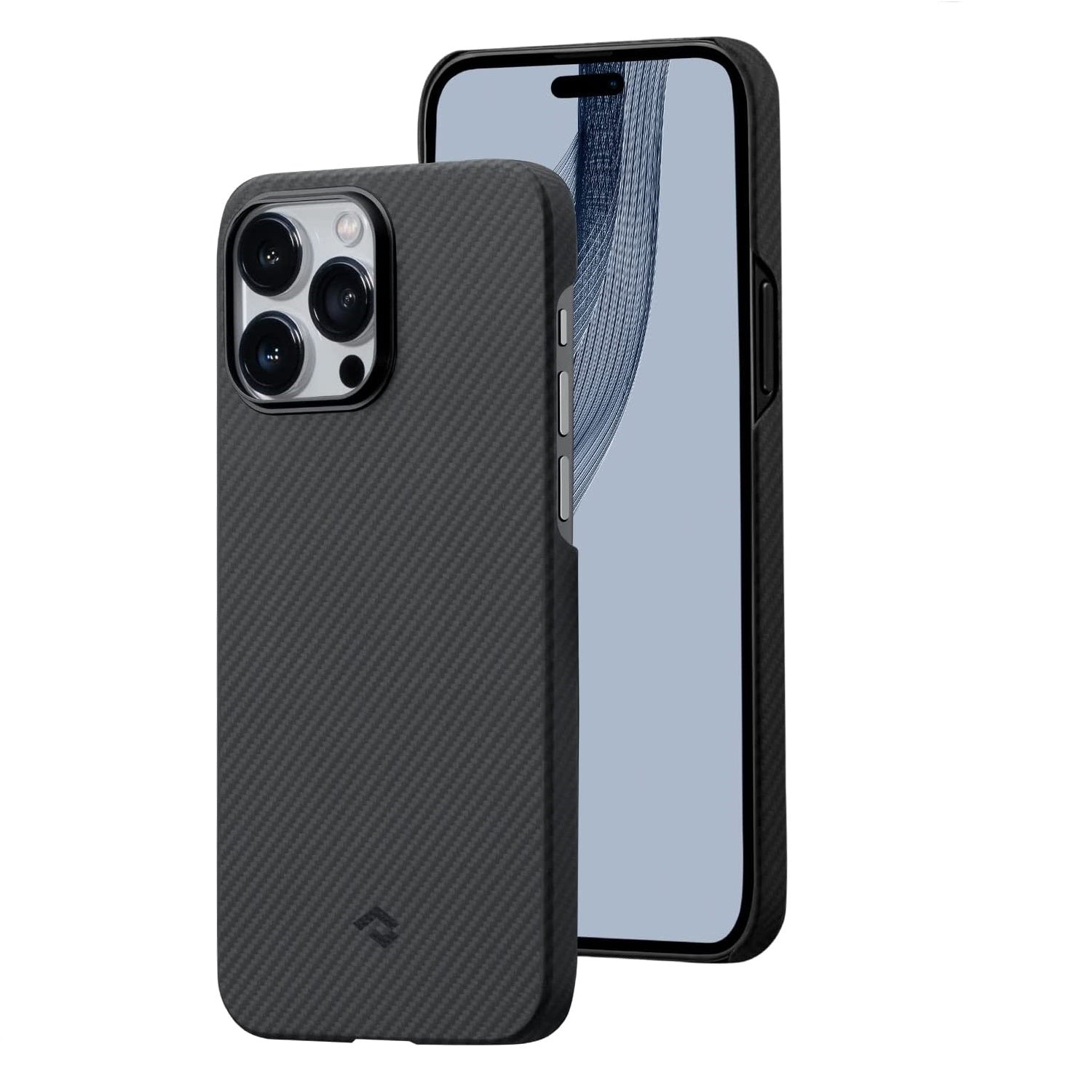 Pitaka MagEz Case 3 for iPhone 14 Pro, Black/Grey(Twill)