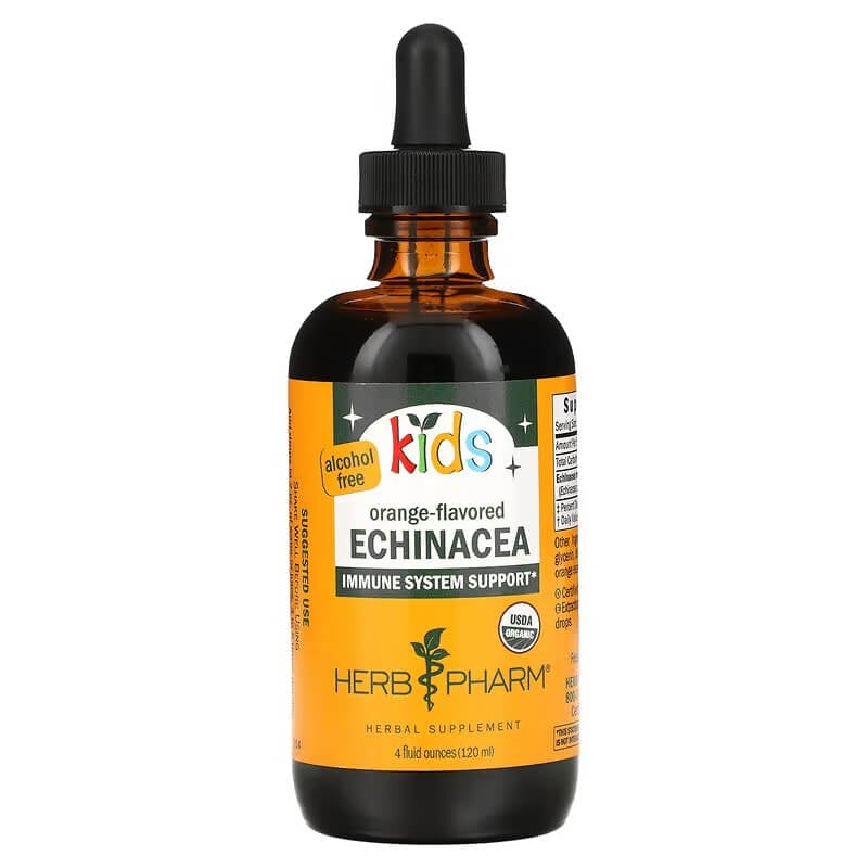 Herb Pharm Children's Echinacea without alcohol, orange flavor, 120 ml