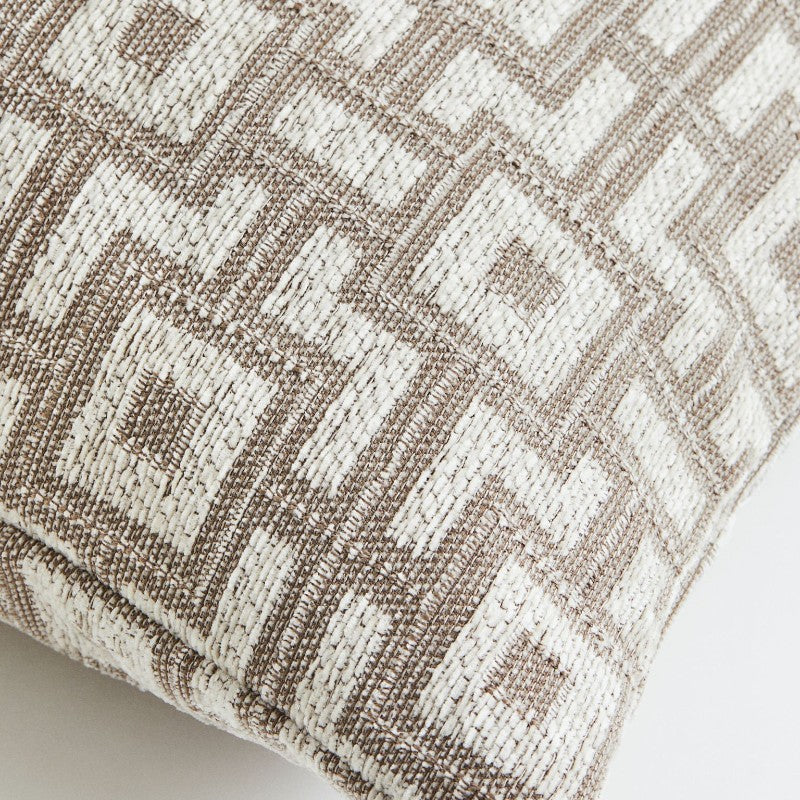 H&M Home Jacquard throw pillow cover, beige