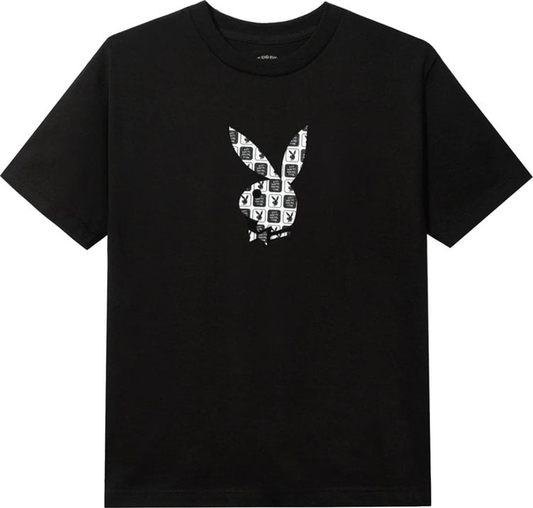 Anti Social Social Club x Playboy Checkered Tee 'Black'