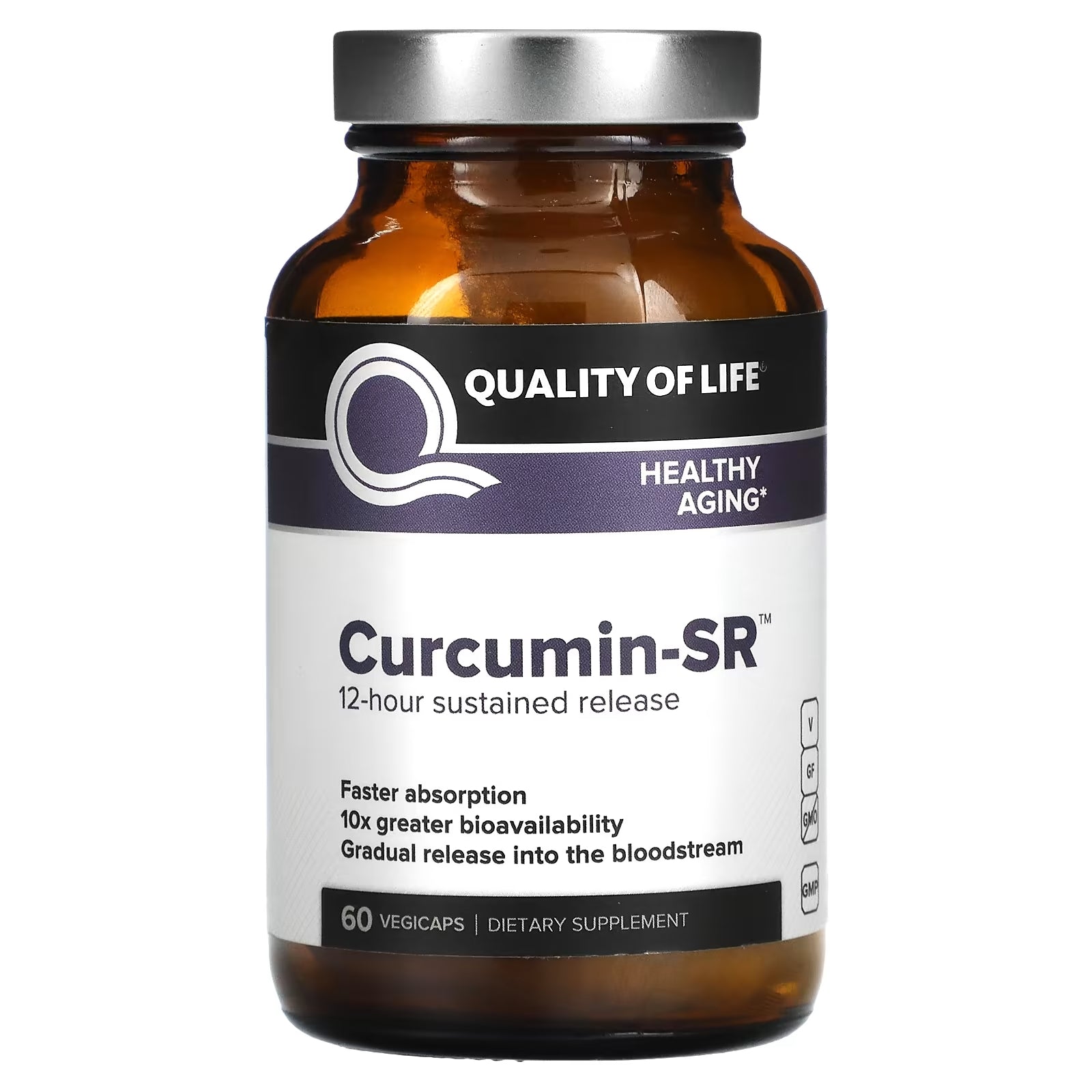 Curcumin-SR Quality of Life Labs, 60 Capsules