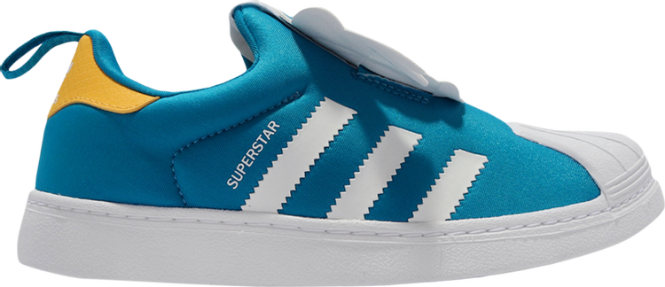 Adidas Disney x Superstar 360 Little Kid sneakers, blue