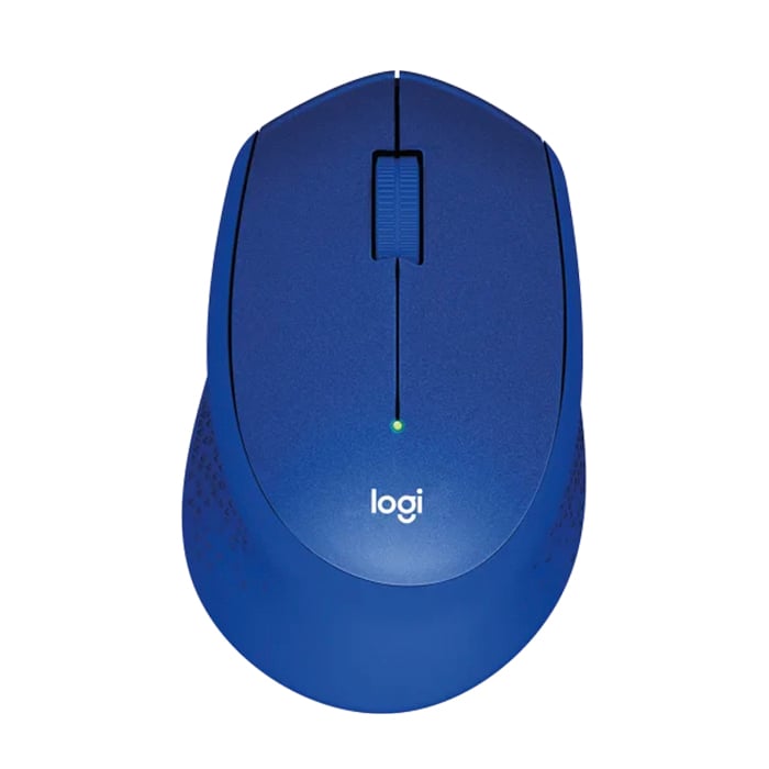 Logitech M330 Silent Plus Wireless Mouse, Blue