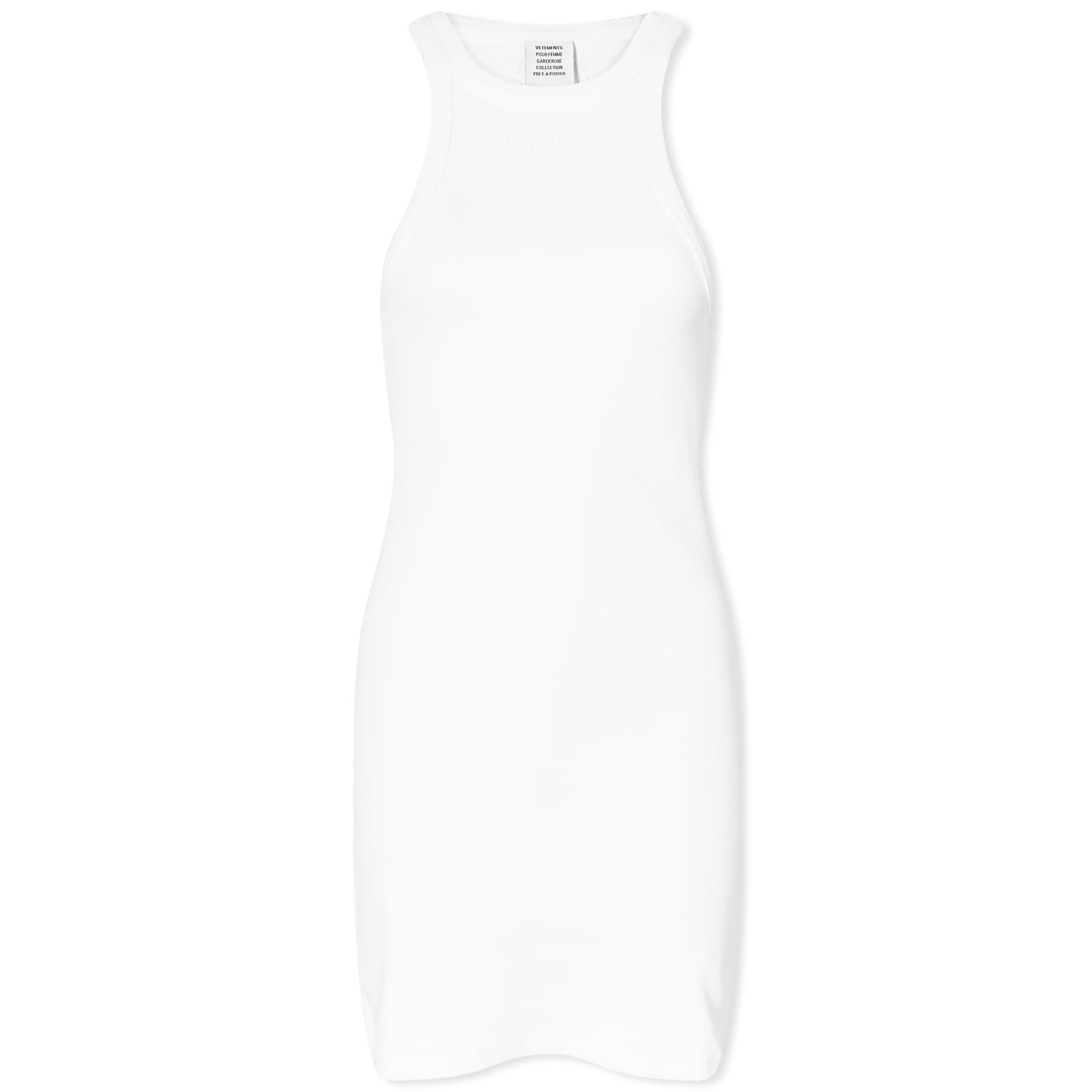 Vetements Racing Tank Top dress, white