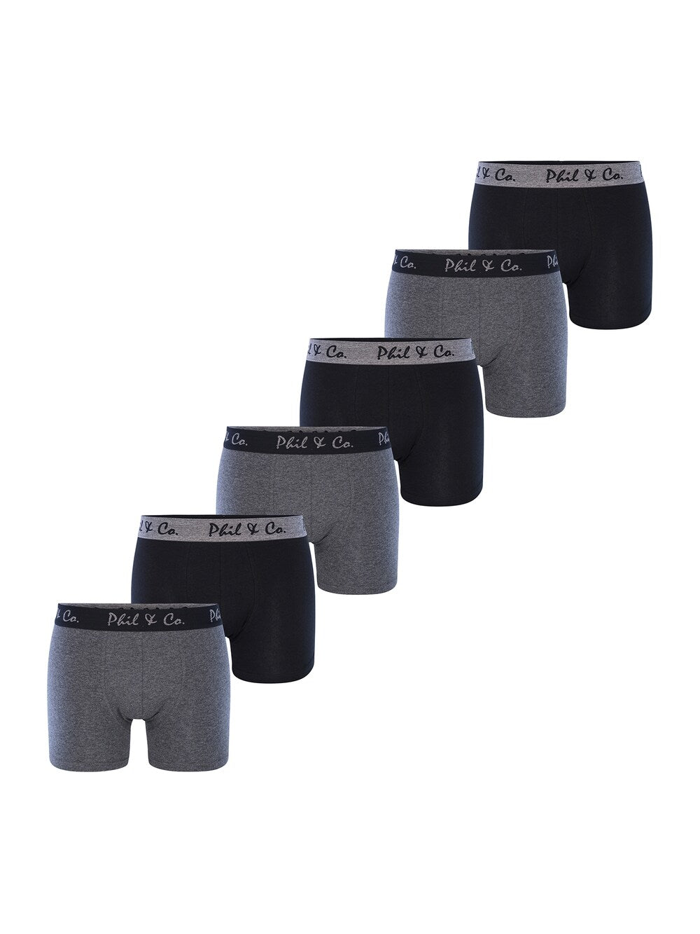 Boxer briefs Phil & Co. Berlin, anthracite/black