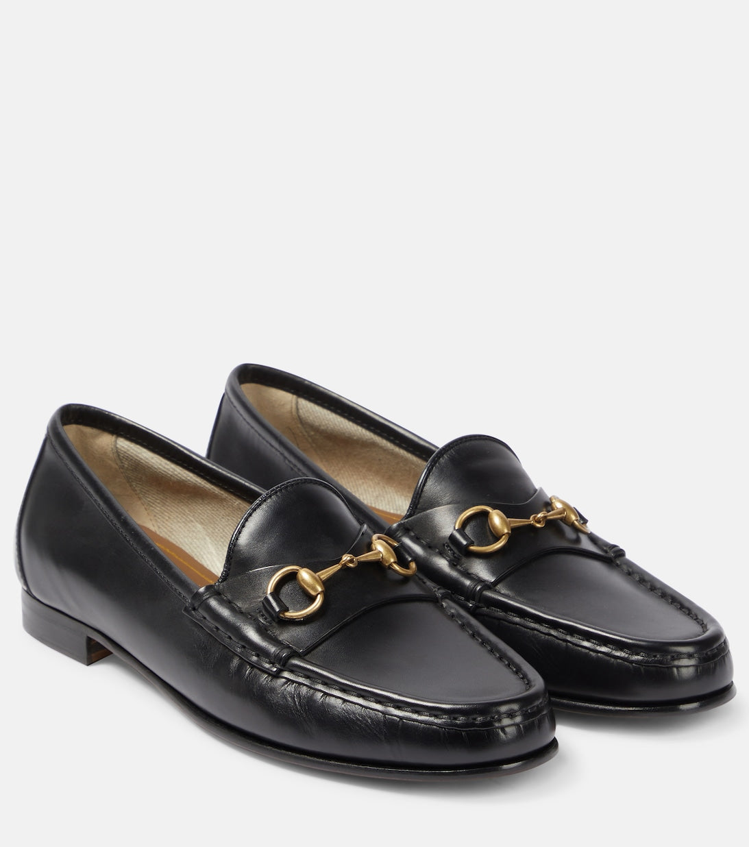 Gucci 1953 Horsebit Leather Loafers, Black