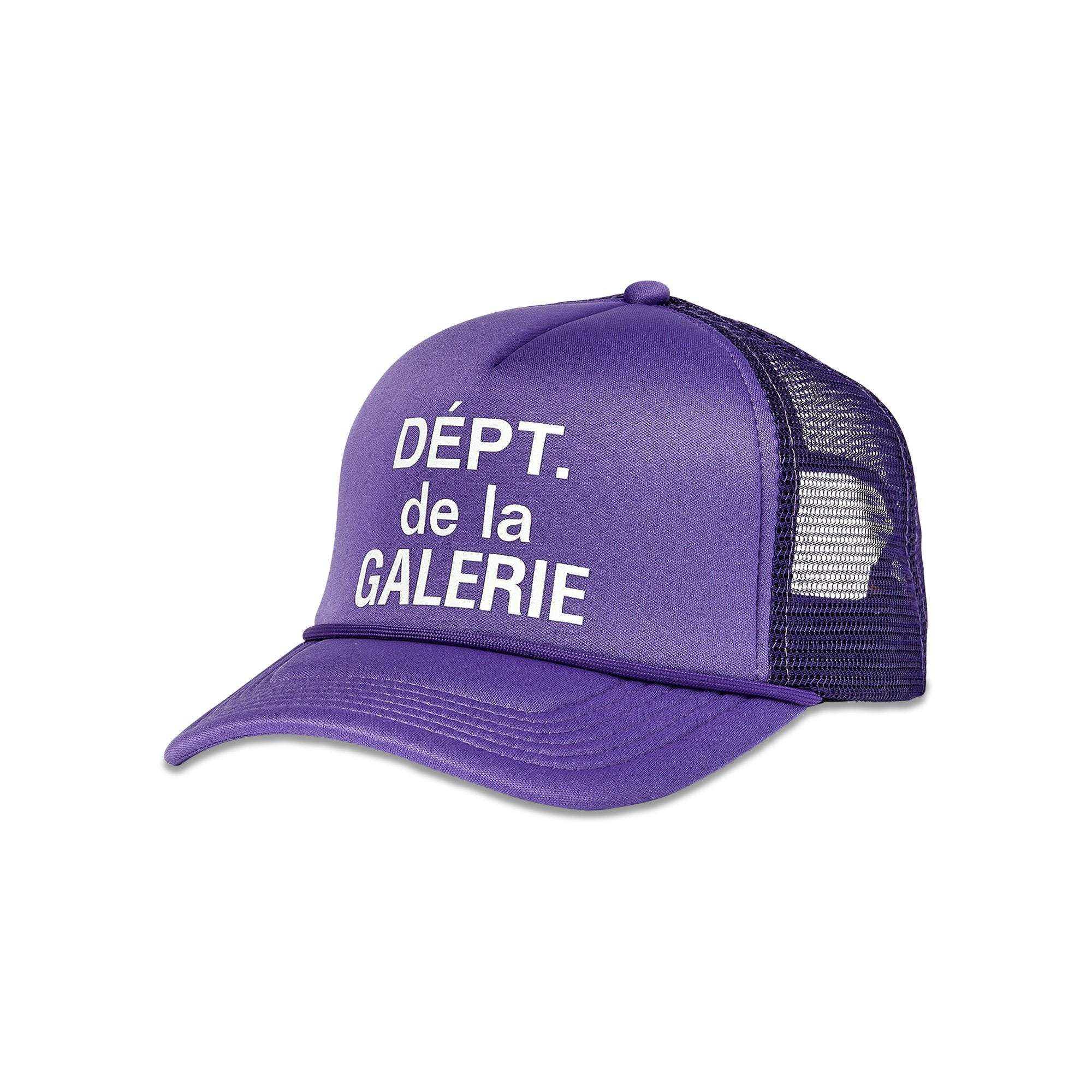 Flo Purple Gallery Department French Logo Trucker Cap