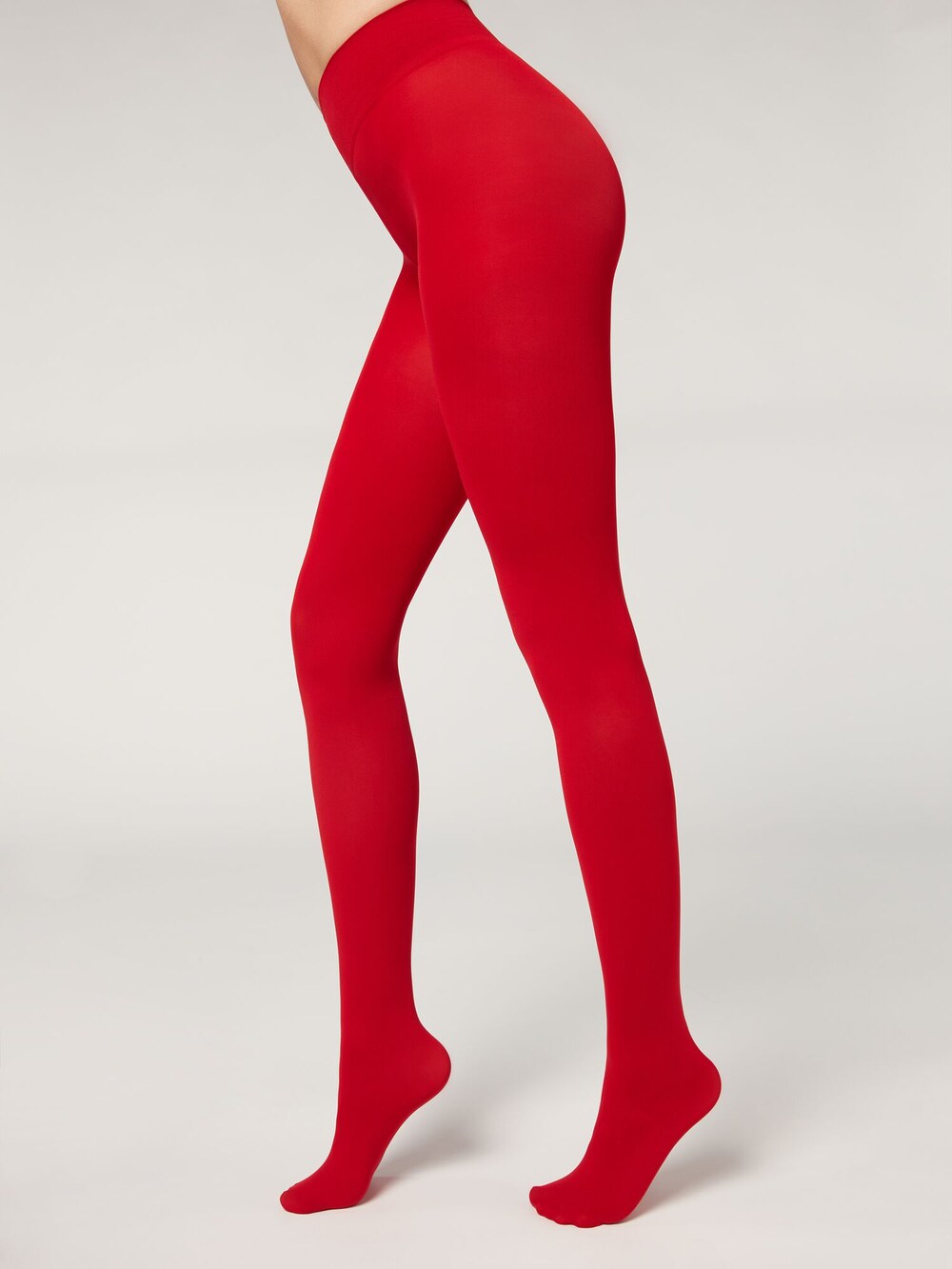 Thin tights CALZEDONIA, red