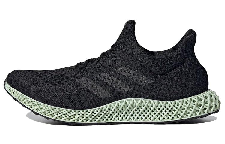 حذاء Adidas Futurecraft 4D باللون الأسود والكتان والأخضر (2021)