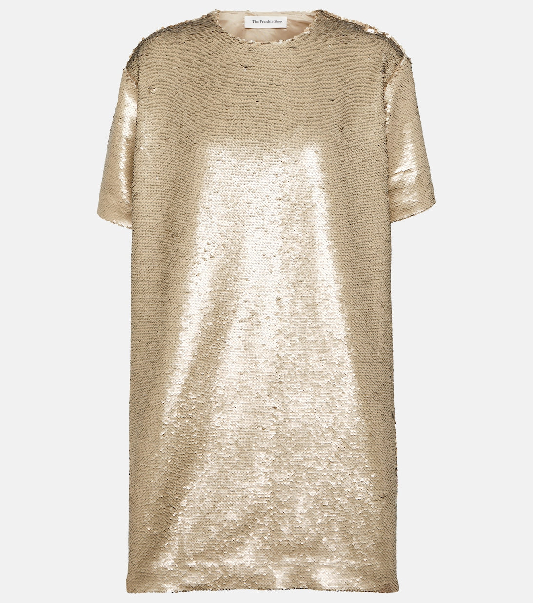 THE FRANKIE SHOP Riley Sequin Mini Dress, Metallic