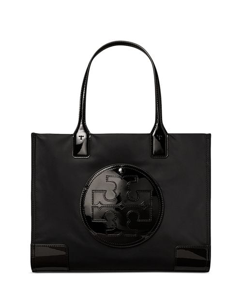 Ella Tory Burch Mini Nylon Tote in Black