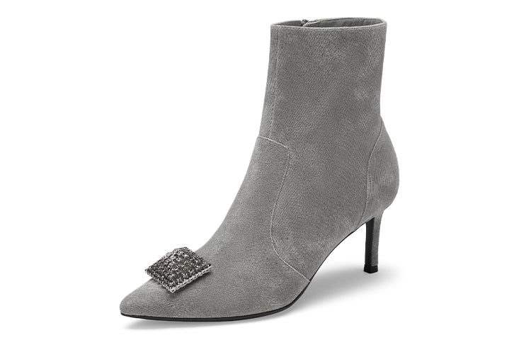 Women's ankle boots 73Hours, gray