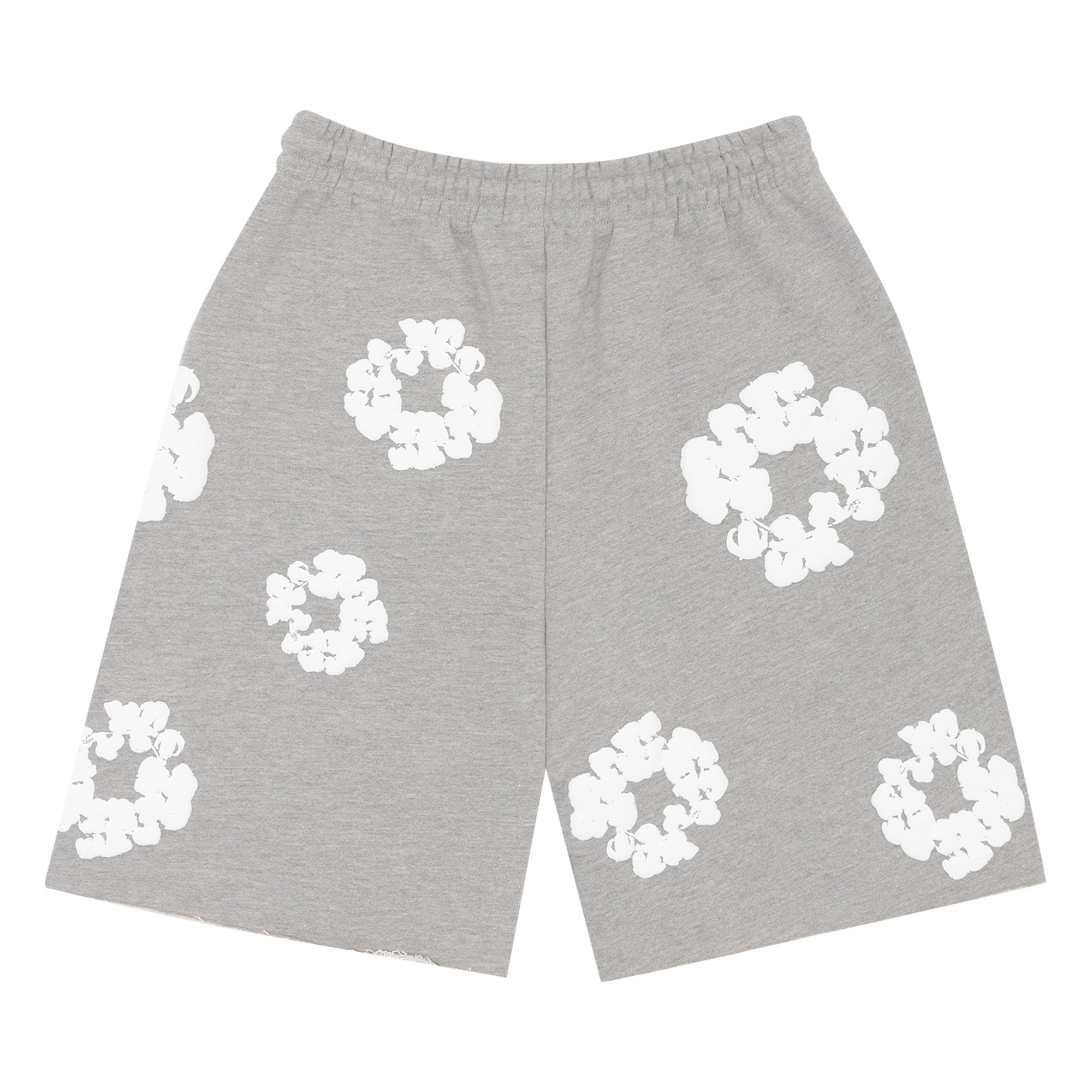 The Cotton Wreath Denim Shorts, Gray