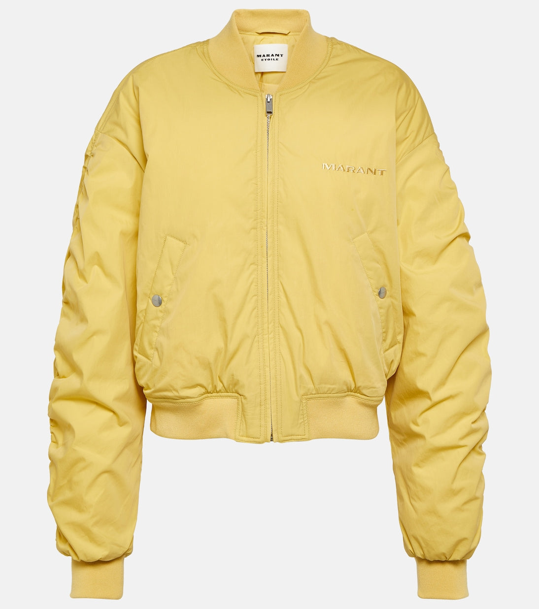 Bessime cotton blend Marant Etoile bomber, yellow