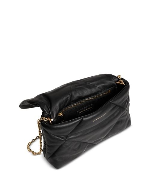 Fanny Gerard Darel Black Leather Crossbody Bag, Black