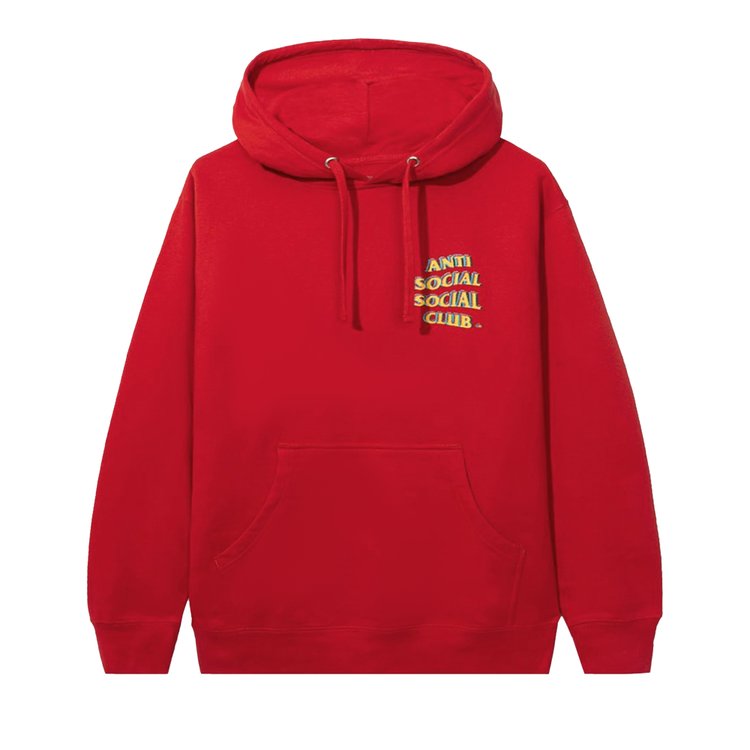 Anti Social Social Club Stir Crazy 'Red' Hoodie, red