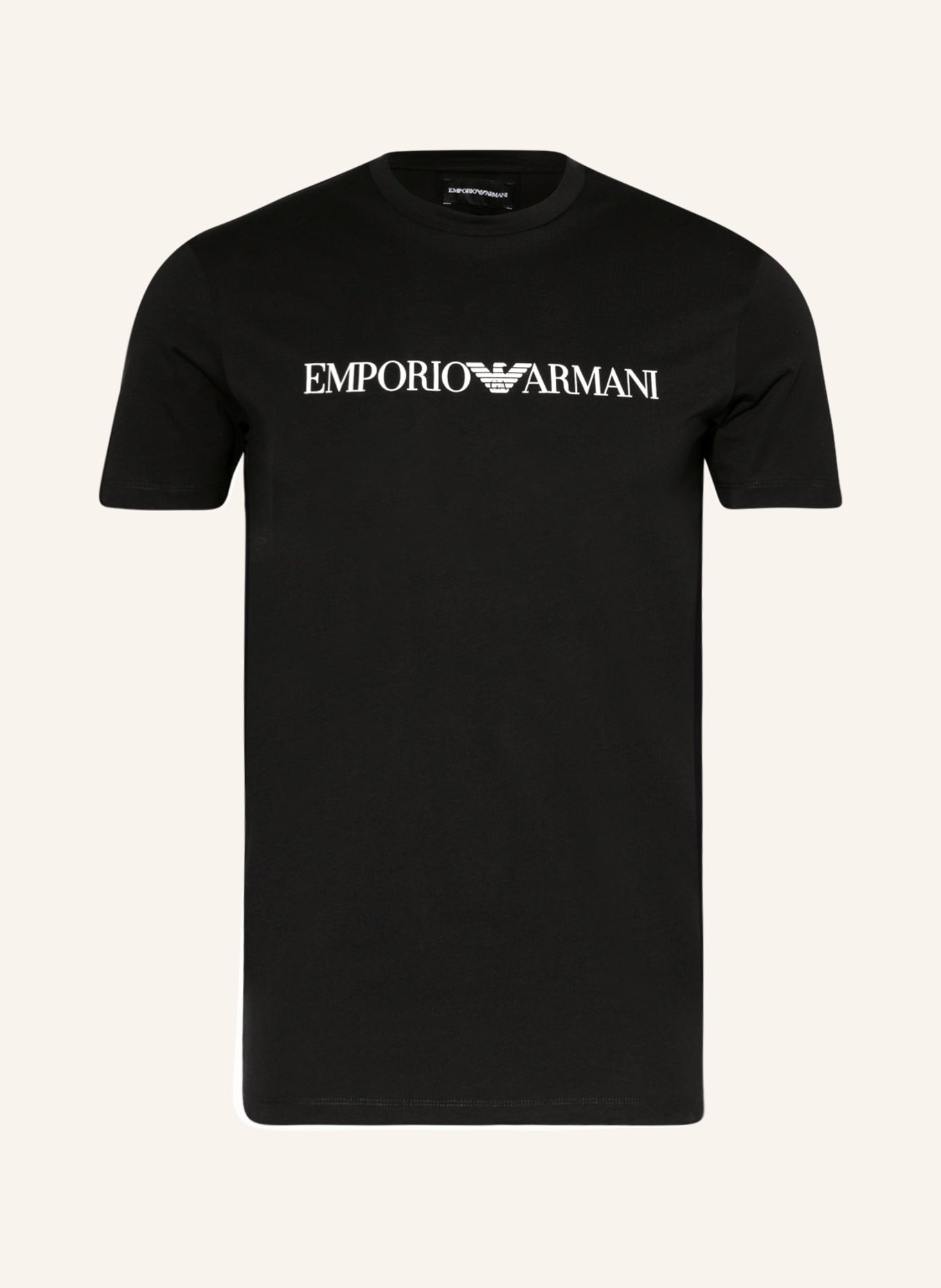 تي شيرت EMPORIO ARMANI، أسود