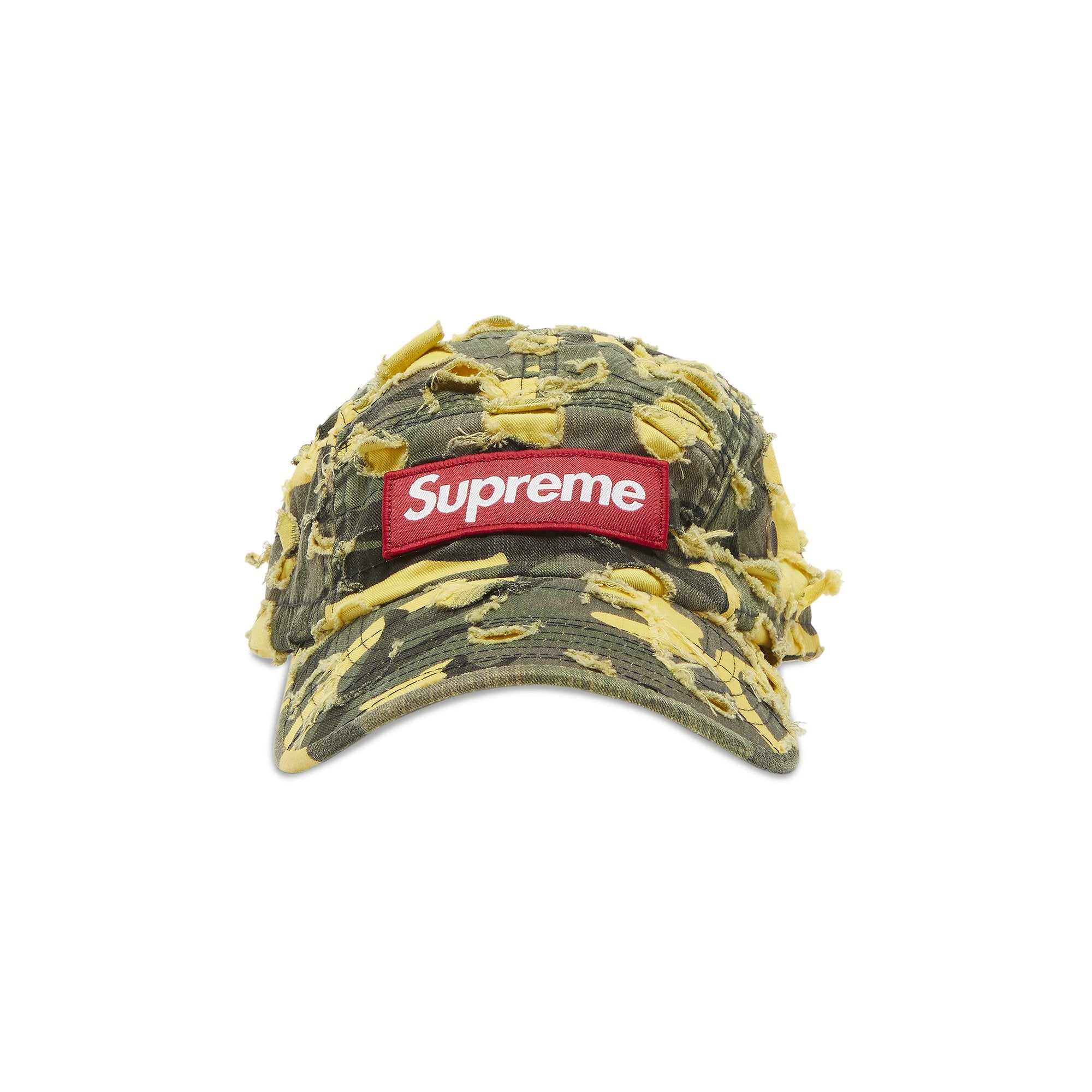 Supreme x Griffin Camp Yellow Camo Cap