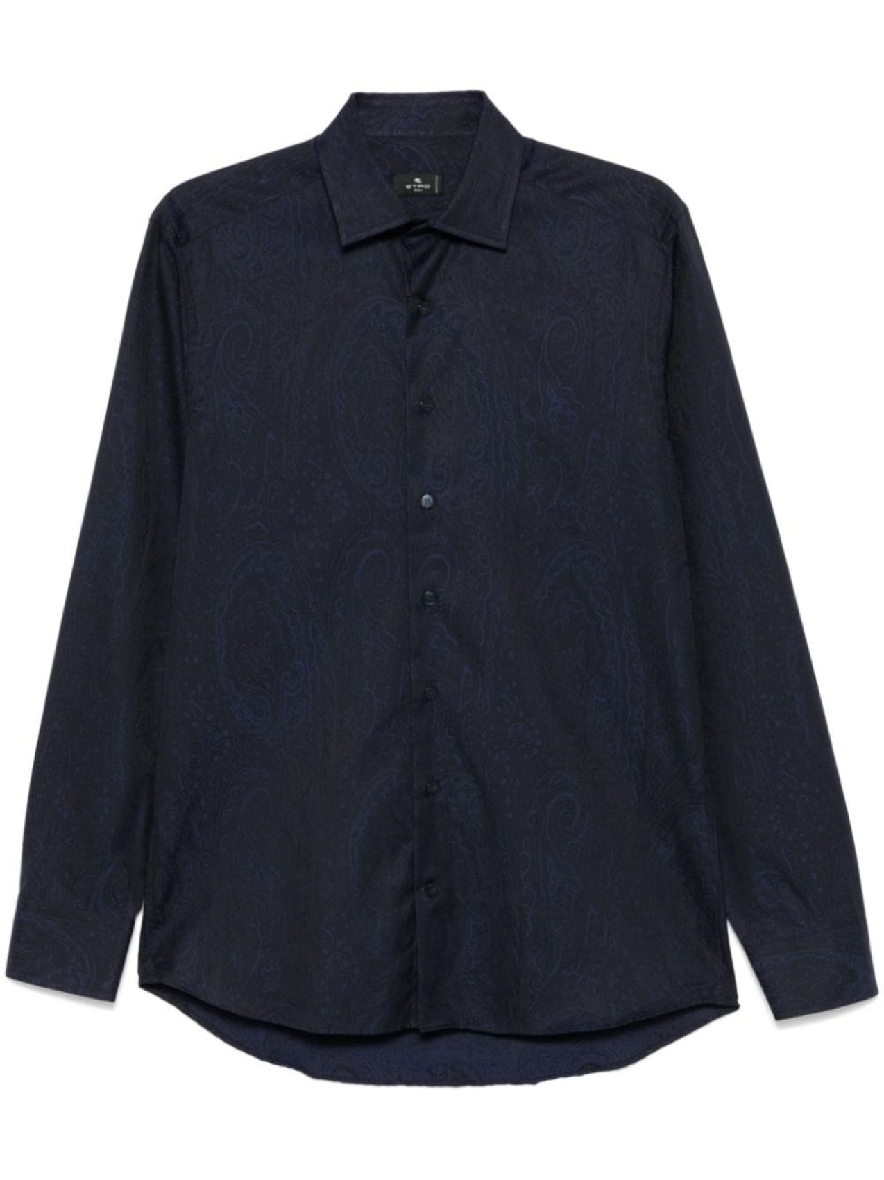 ETRO Jacquard Paisley Shirt Blue