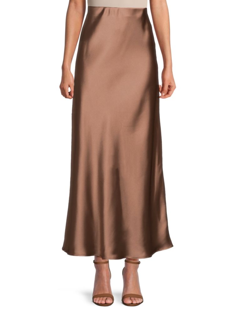 Renee C. Satin Maxi Skirt, Dune