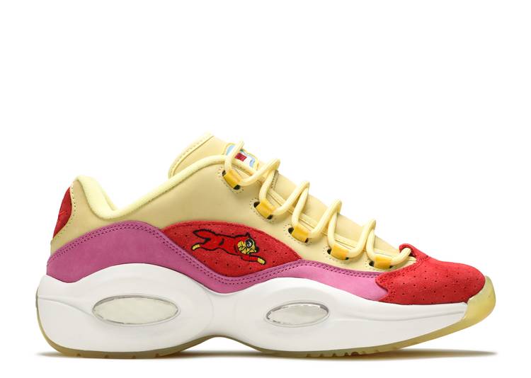 حذاء رياضي Reebok BBC ICE CREAM X QUESTION LOW 'YELLOW RED' باللون الأصفر