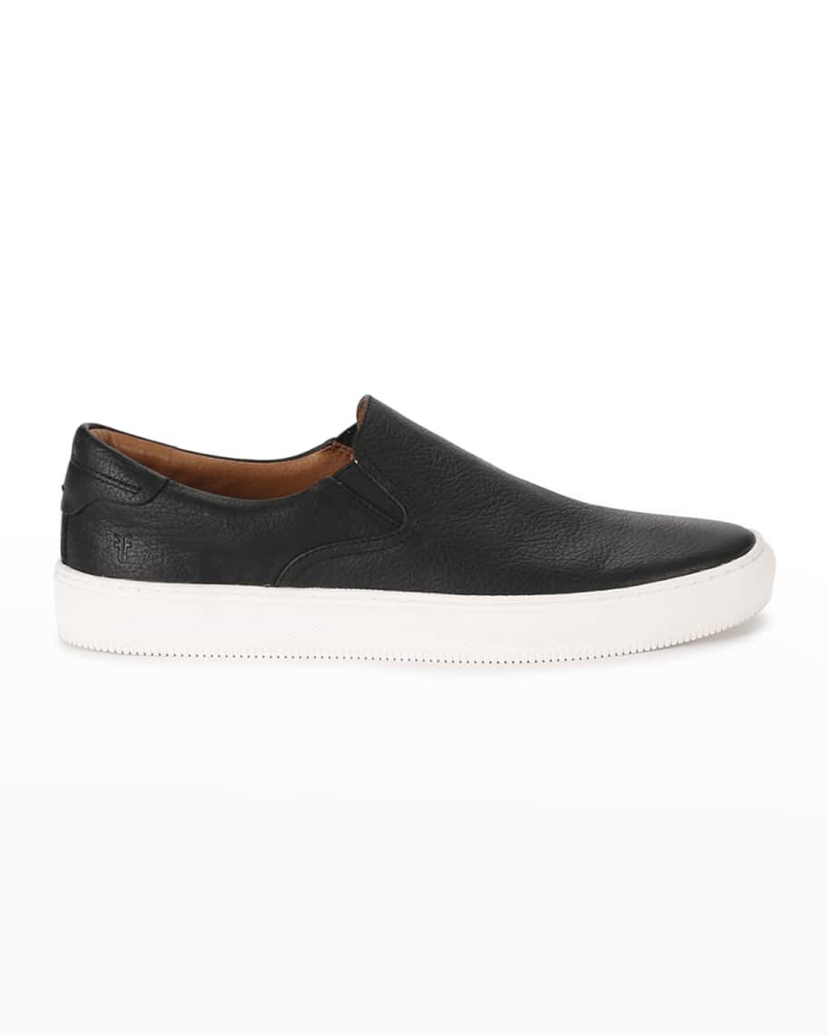 Astor Frye Men's Leather Slip-On Sneakers