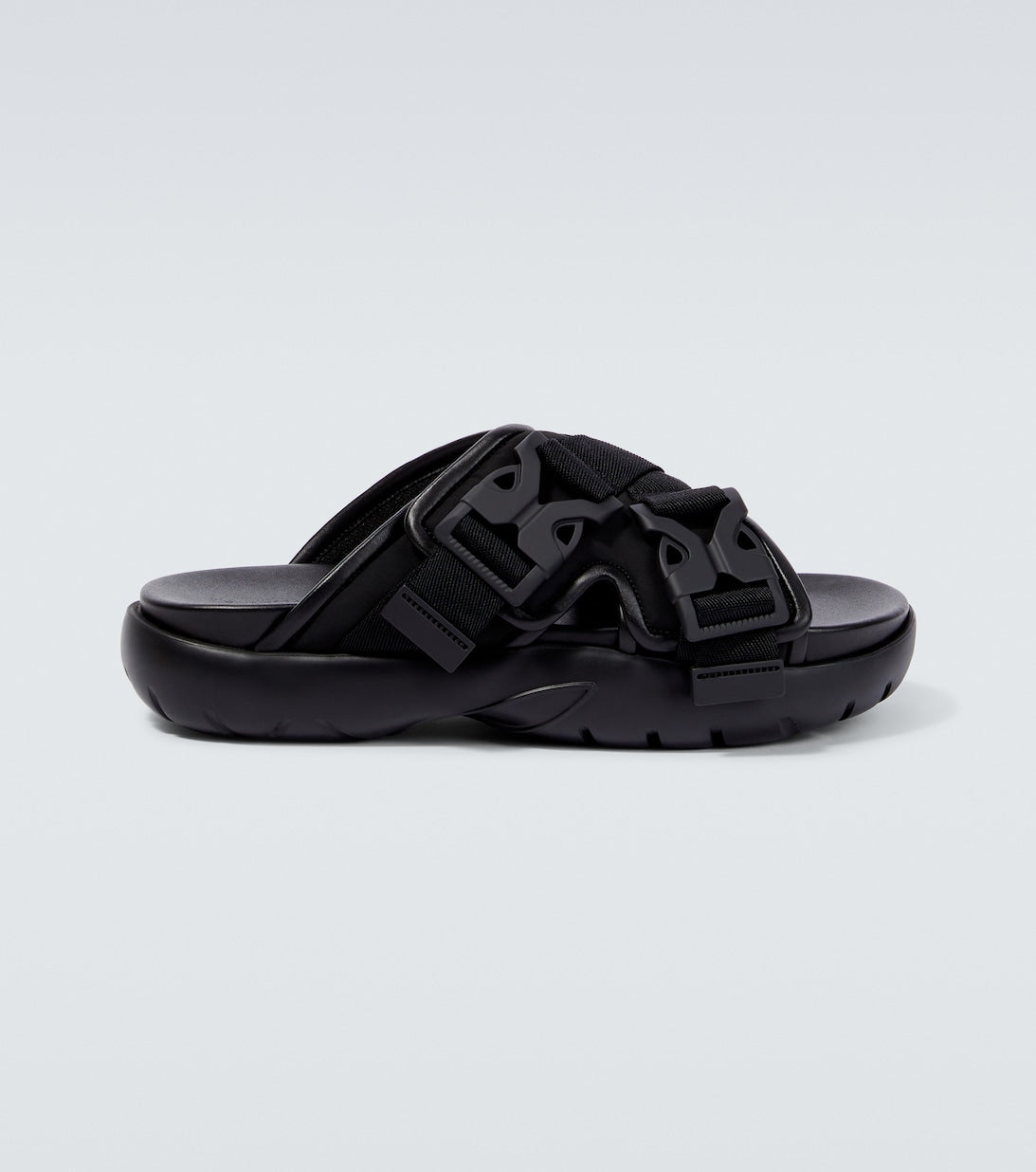 Bottega Veneta woven slides, black