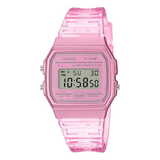 Casio Retro Fashion Analog-Digital Watch 'Pink', pink