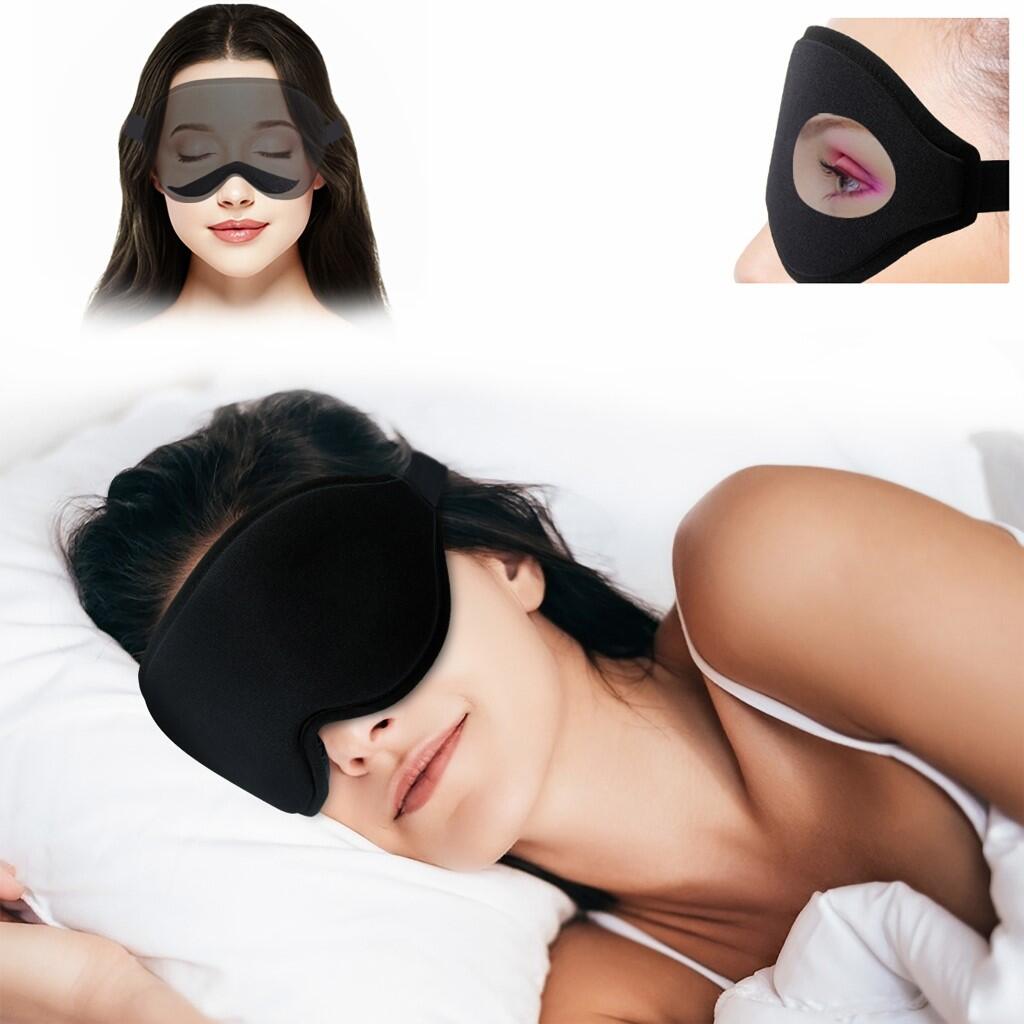 Shapevital Sleep Mask Deluxe, lightproof, black