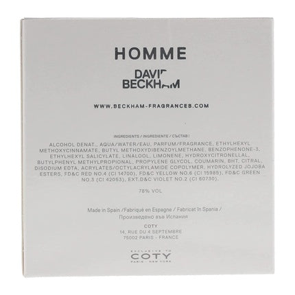 David Beckham Homme Eau de Toilette 30 ml