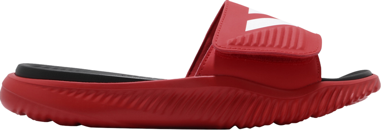 Adidas Alphabounce Slide 'Active Red' Sandals, Red