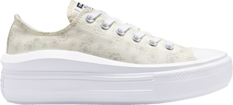 Sneakers Converse Wmns Chuck Taylor All Star Move Platform Low Tonal Floral, white