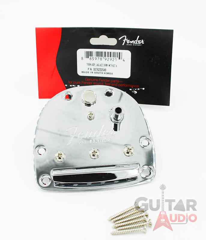 قطعة ذيل تريمولو أصلية من Fender Classic Player Jazzmaster/Jaguar مع براغي 007-6232-049