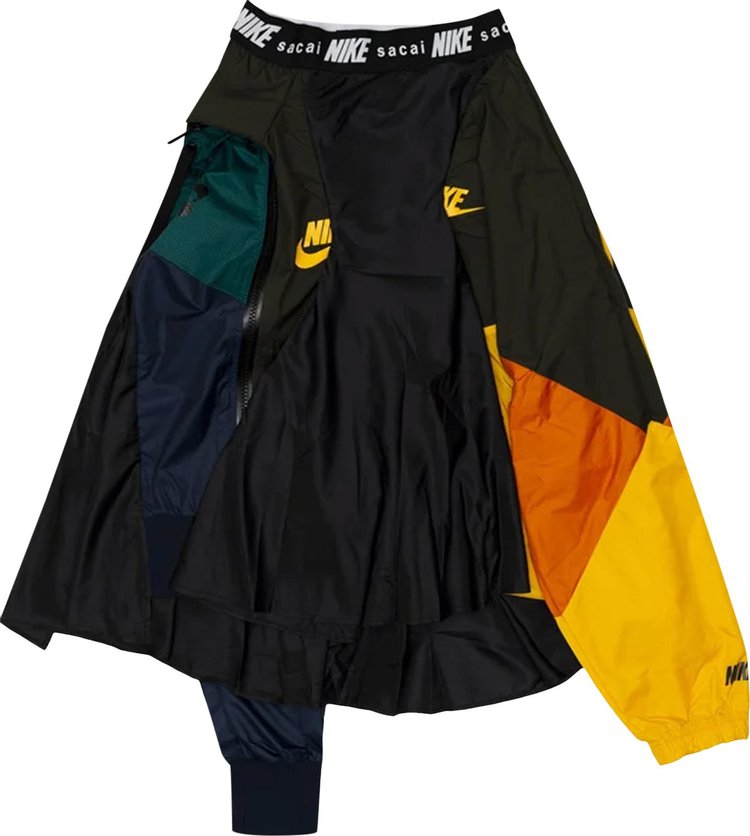 Nike Women's x Sacai Skirt 'Black/University Gold', black