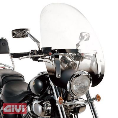 Windshield GIVI A35NG Universal for motorcycle, transparent