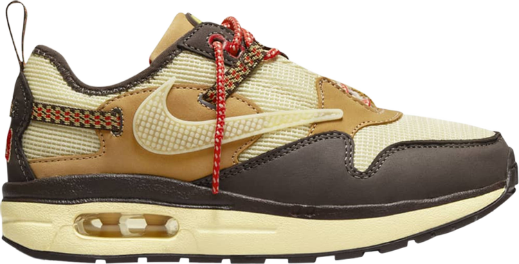 حذاء رياضي Nike Travis Scott x Air Max 1 PS 'Baroque Brown'، بني