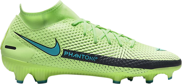 حذاء Nike Phantom GT Academy DF MG 'Lime Glow' باللون الأخضر