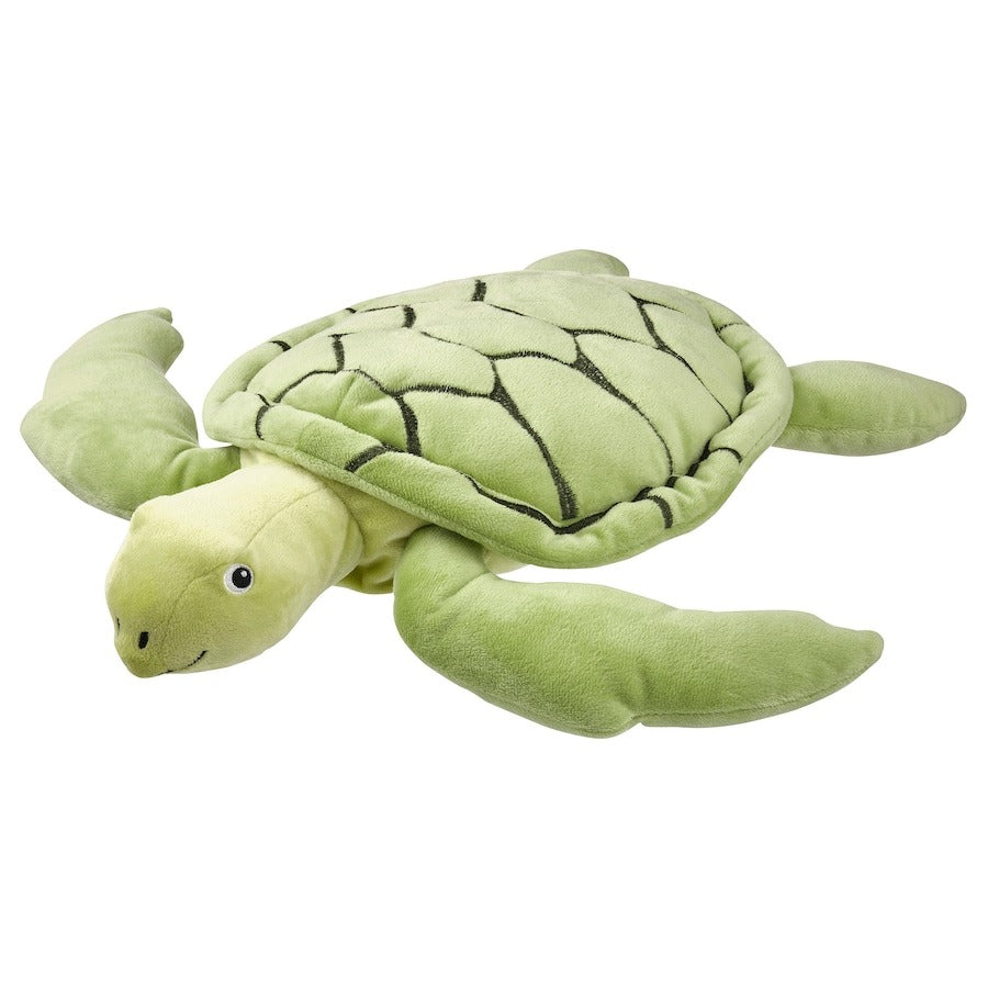 Soft toy Ikea Blavingad Turtle, 44 cm, green