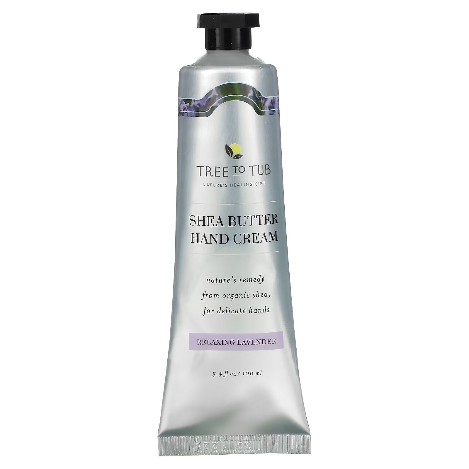 Tree To Tub, a deeply moisturizing cream with shea butter for very dry hands Relaxing Lavender, 100 ml (3.4 fl oz)