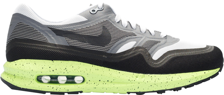 حذاء رياضي Nike Air Max Lunar 1 'Black Volt' باللون الرمادي