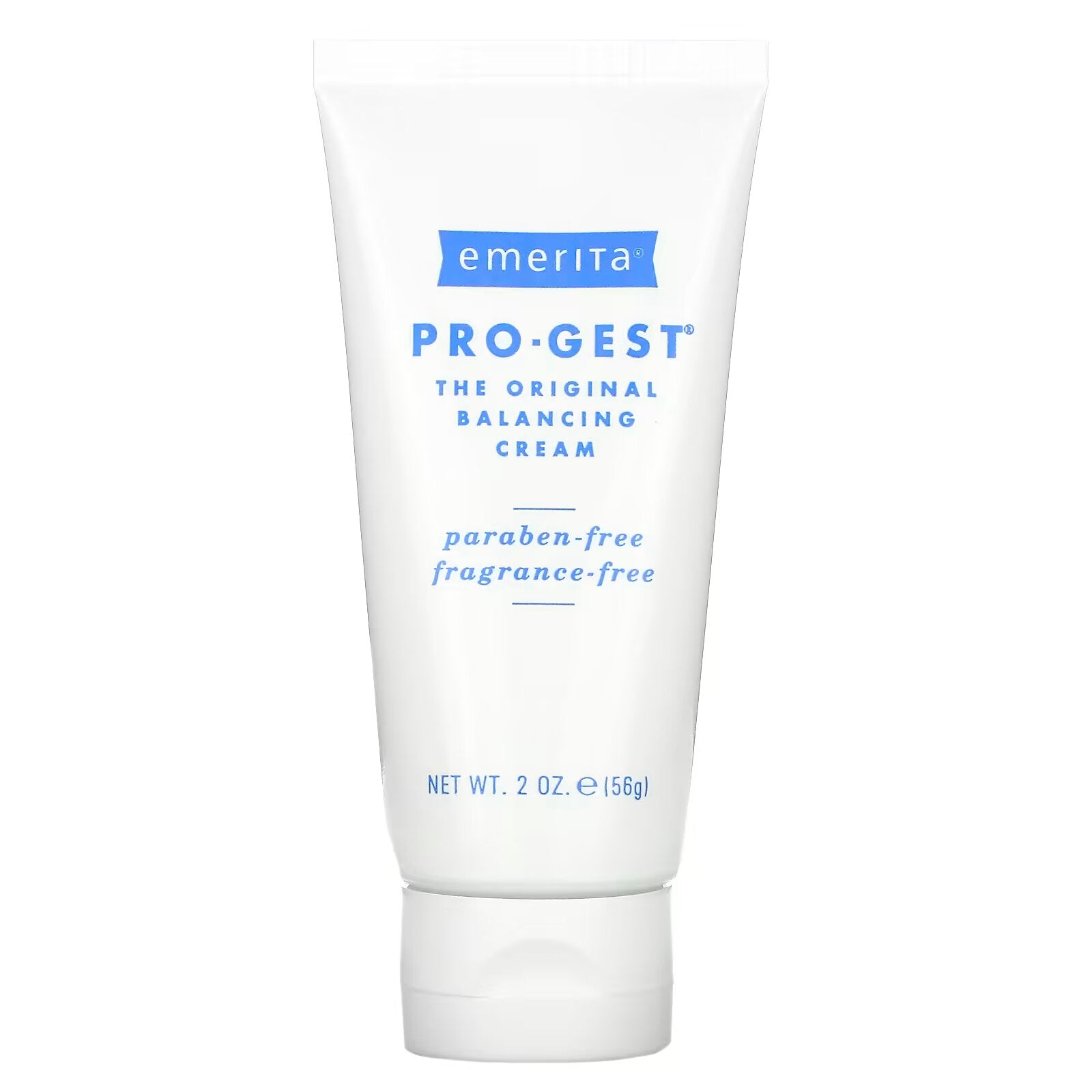 Emerita, Pro-Gest, Progesterone Cream, Unscented, 2 oz (56 g)