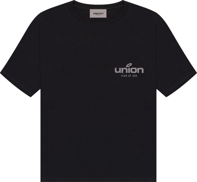 Fear of God Essentials x Union Vintage T-Shirt 'Black', Black