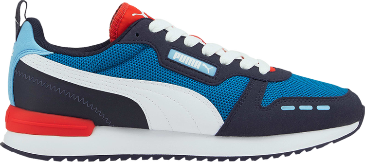 حذاء رياضي Puma R78 Mykonos Blue أحمر، أزرق