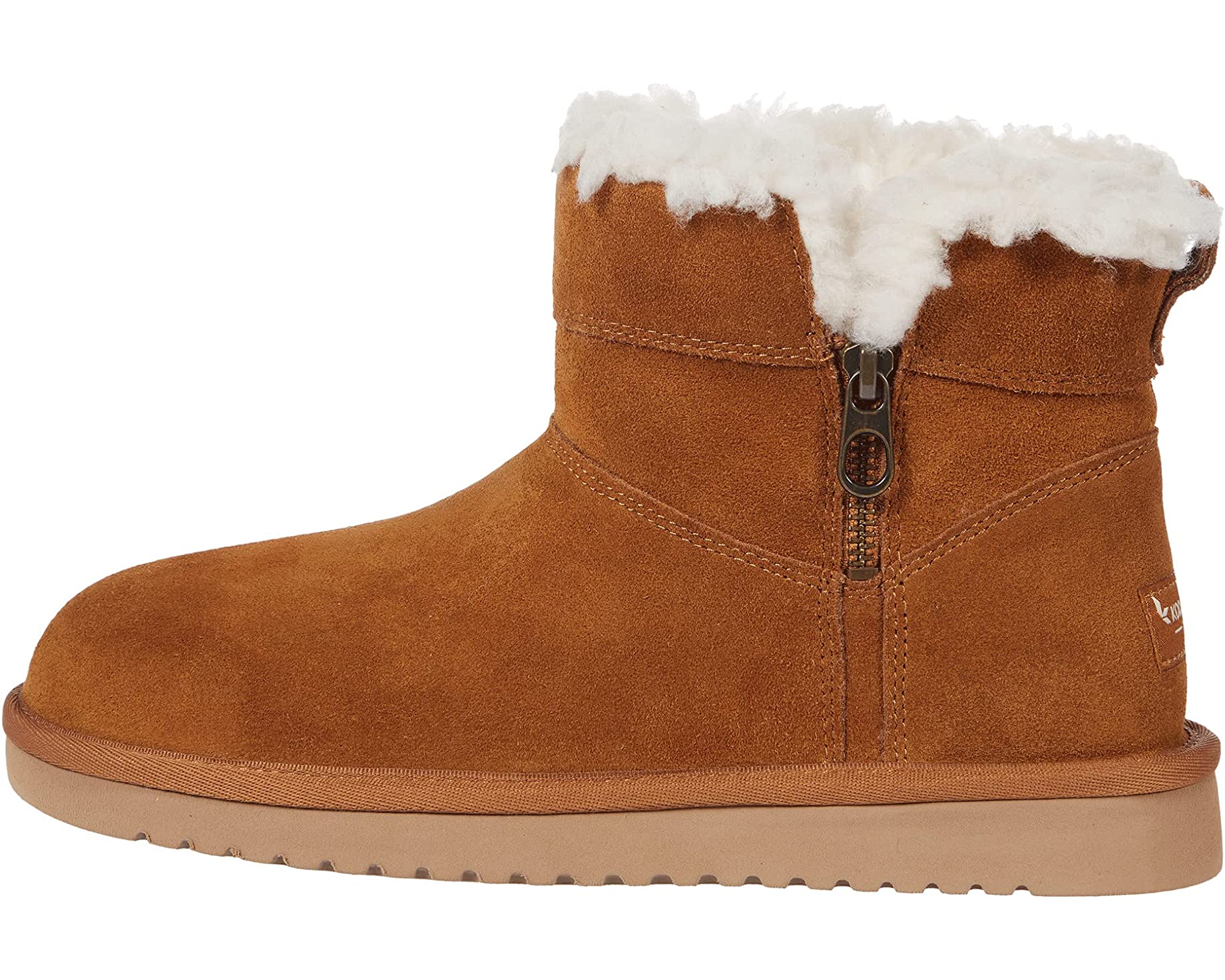 Aribel Mini Koolaburra boots by UGG, chestnut