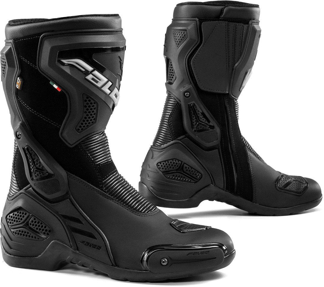 Falco Fenix 3 WTR motorcycle boots, black