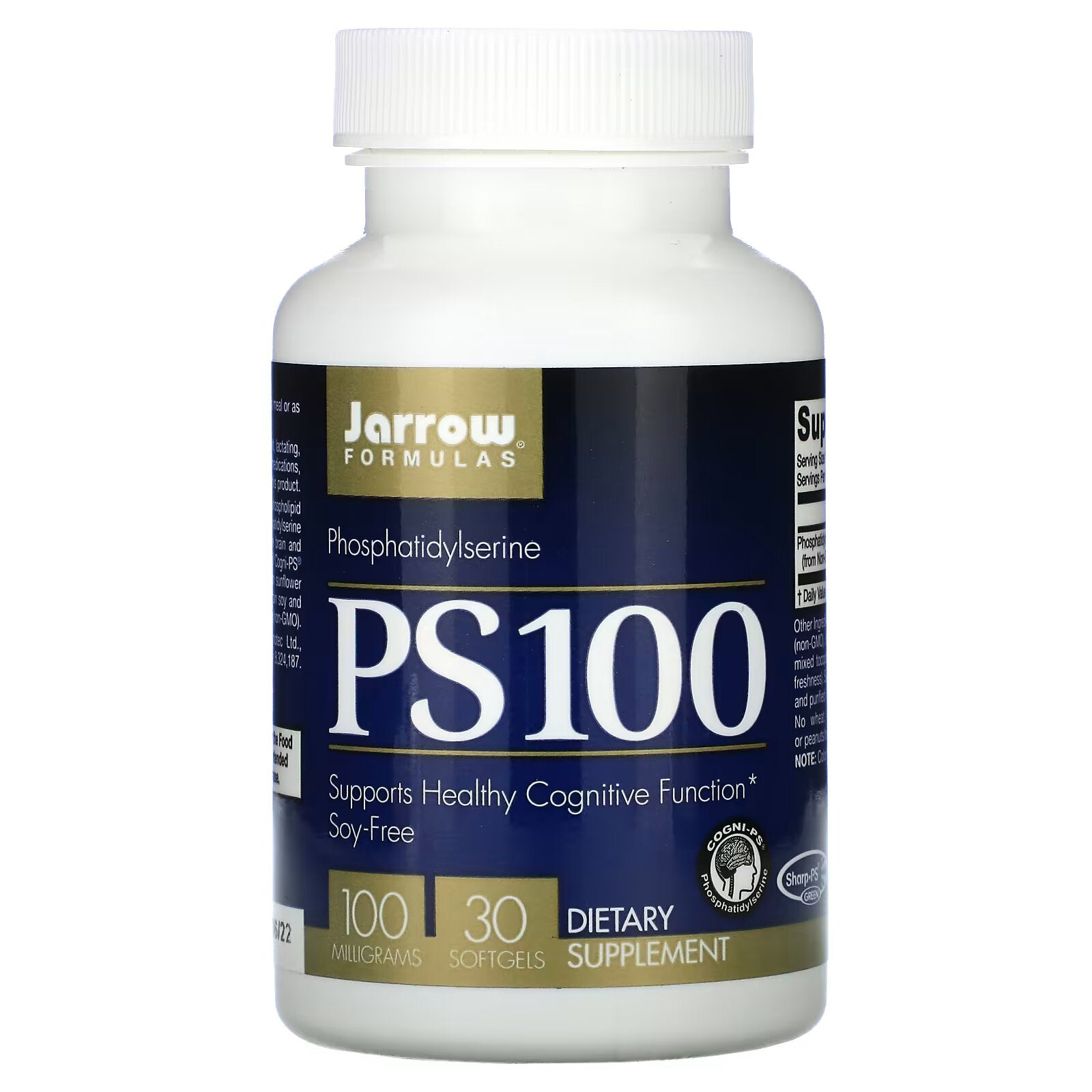 Jarrow Formulas, PS 100 (فوسفاتيديل سيرين)، 100 مجم، 30 كبسولة هلامية